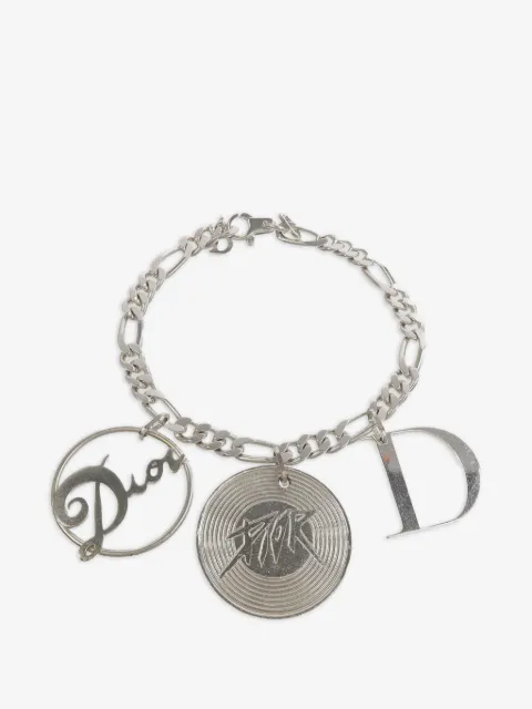 Christian Dior Pre-Owned logo-charm bracelet
