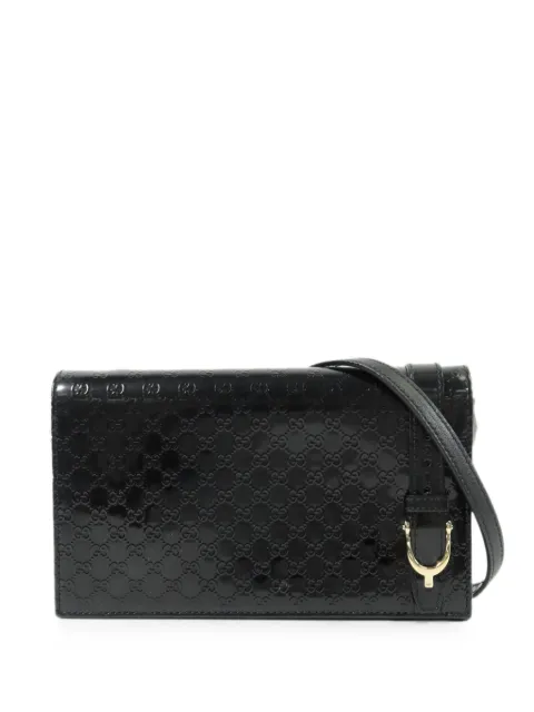 Gucci Pre-Owned Microguccissima wallet on chain shoulder bag