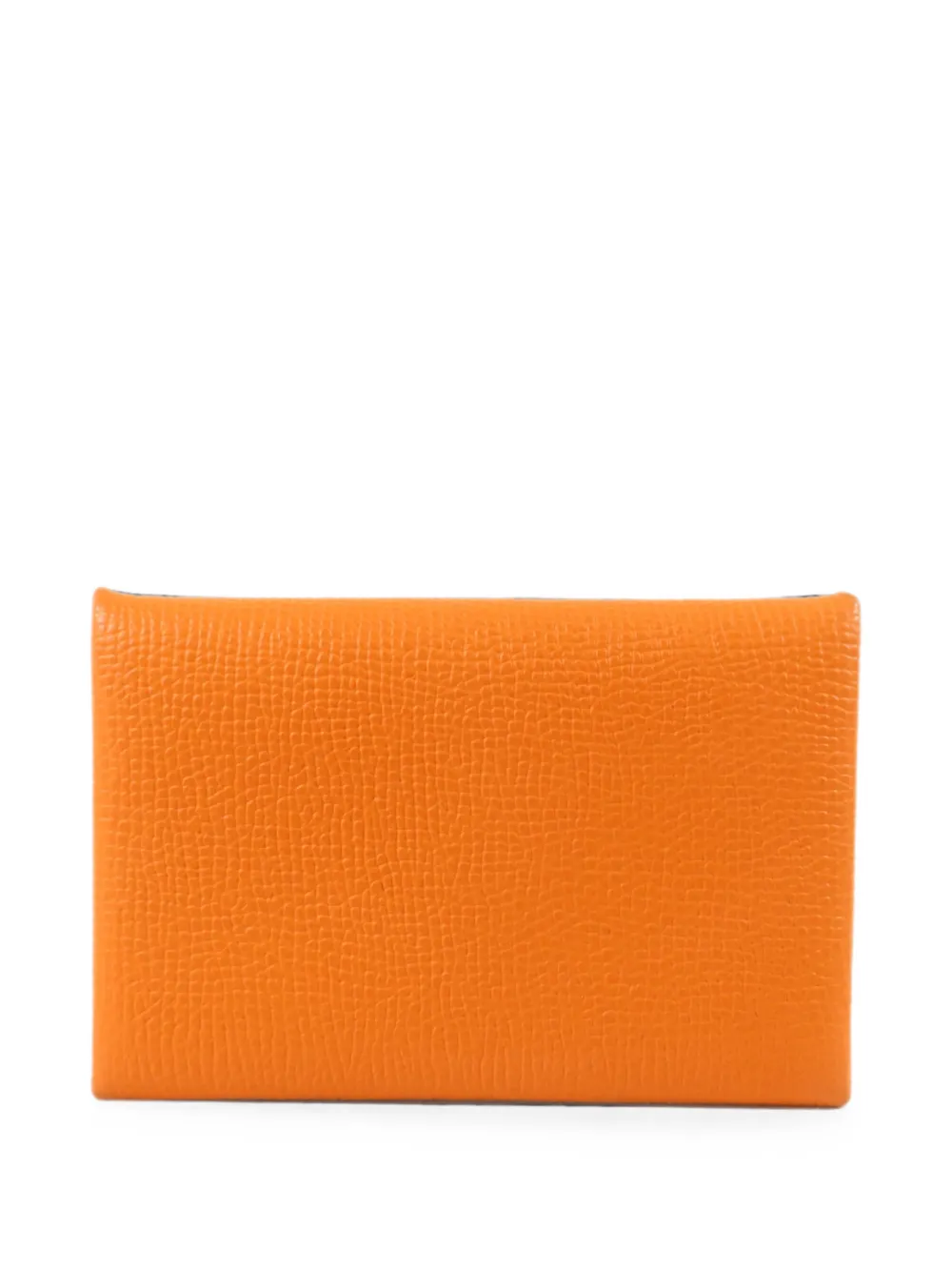 Hermès Pre-Owned 2023 Calvi Epsom card holder - Orange