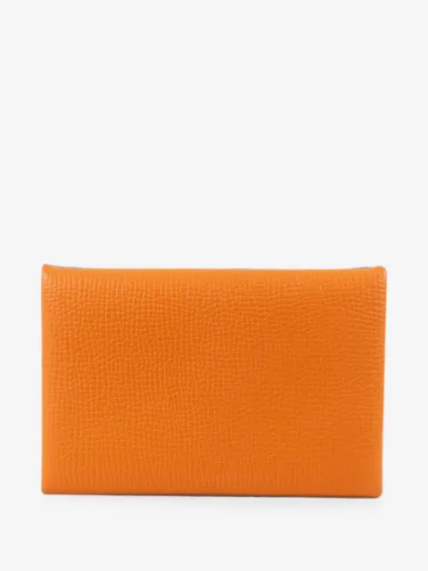 Hermès Pre-Owned 2023 Calvi Epsom card holder