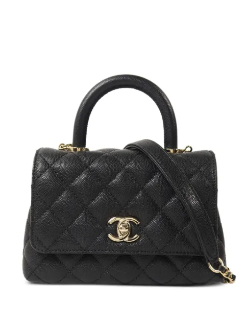 CHANEL Pre-Owned mini Coco Handle chain tote bag