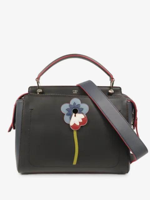 Fendi Pre-Owned Dotcom floral-appliqué tote bag