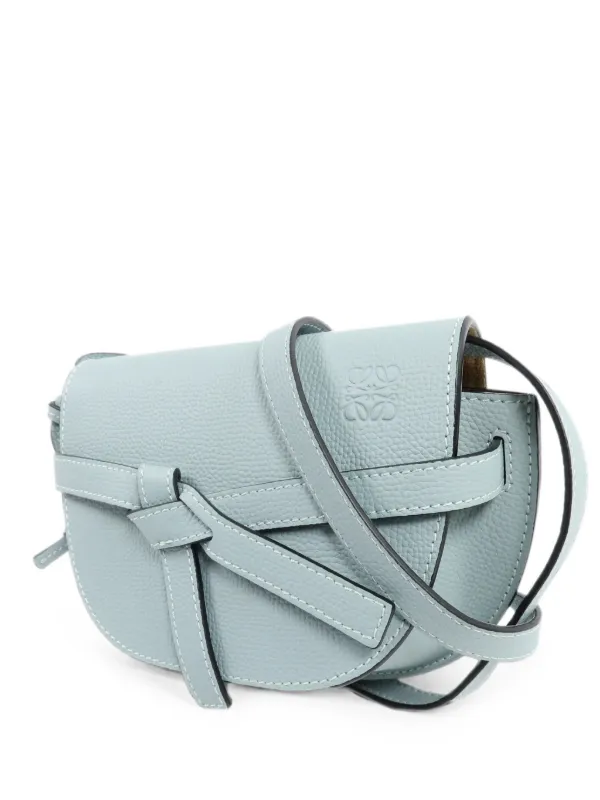 Loewe Pre-Owned ゲート デュアル ショルダーバッグ ミニ | ブルー