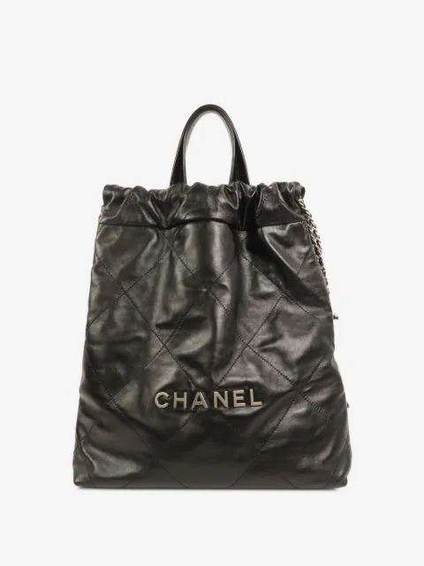 CHANEL Pre-Owned 샤넬 22 퀼팅 백팩
