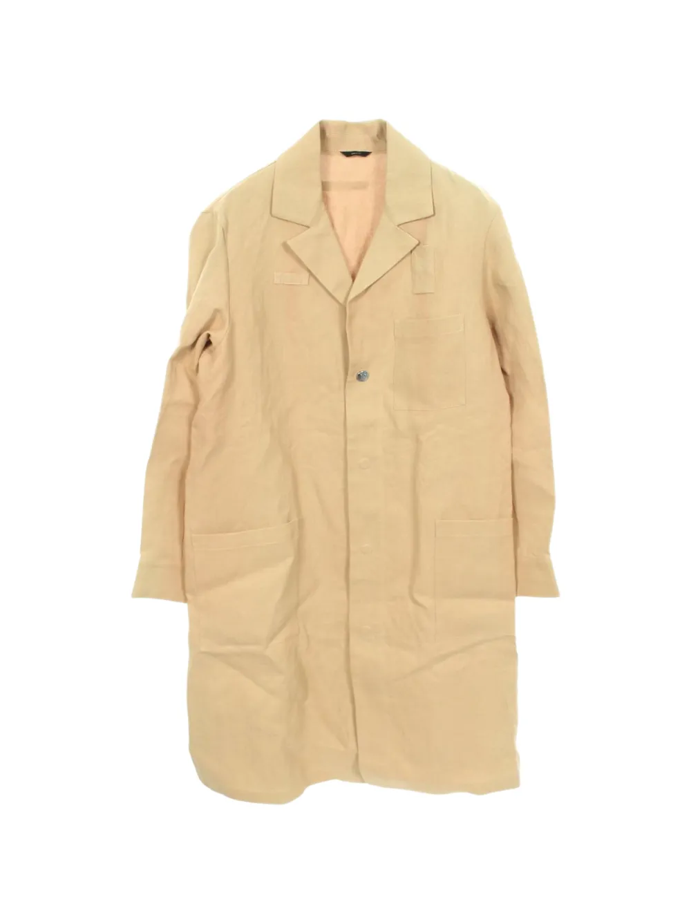 Fendi Pre-Owned 2020s Factory single-breasted coat - Nude