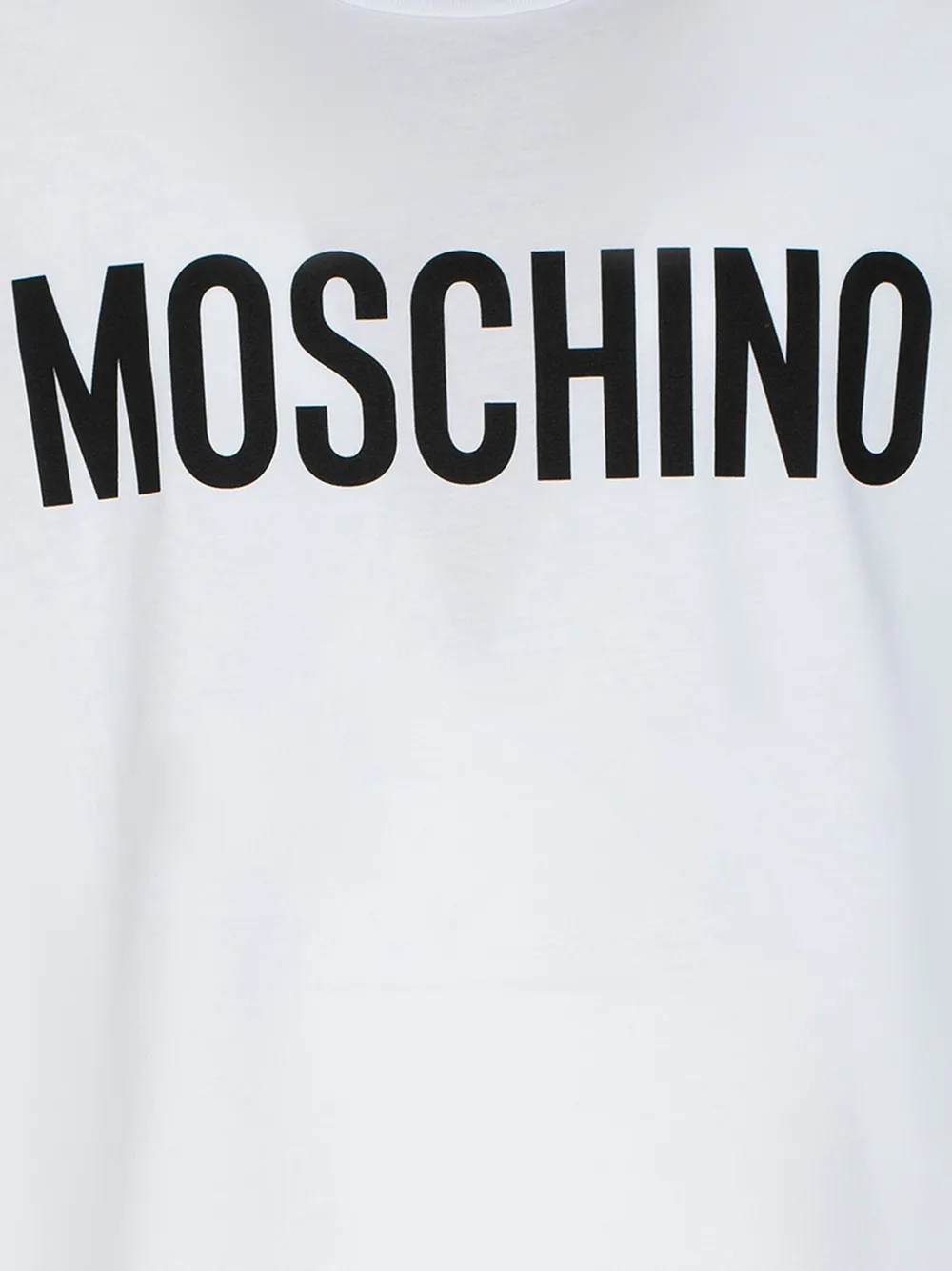 Moschino T-shirt met logoprint Wit