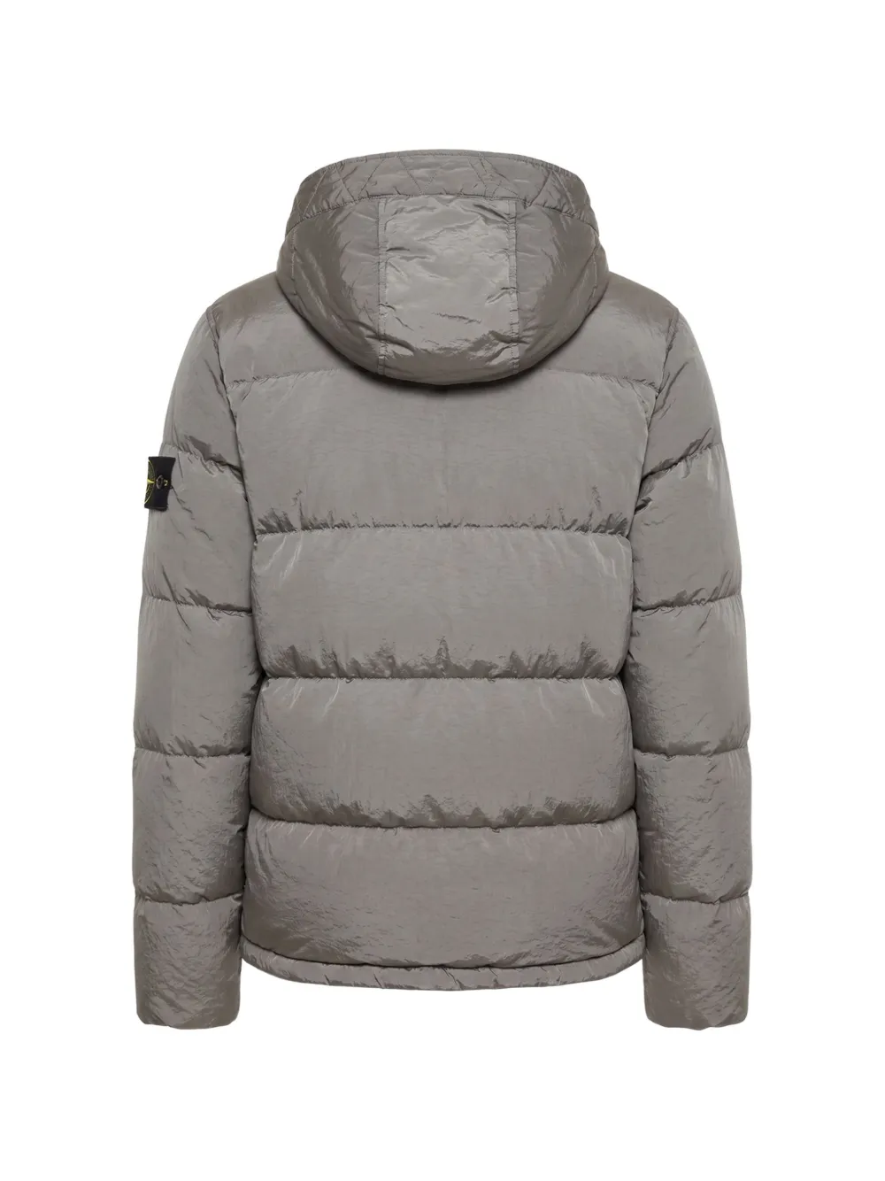 Stone Island Hooded Padded Jacket | Grey | FARFETCH