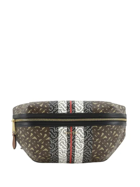 Burberry Pre-Owned 2018-2026 Monogram Stripe E-Canvas belt bag