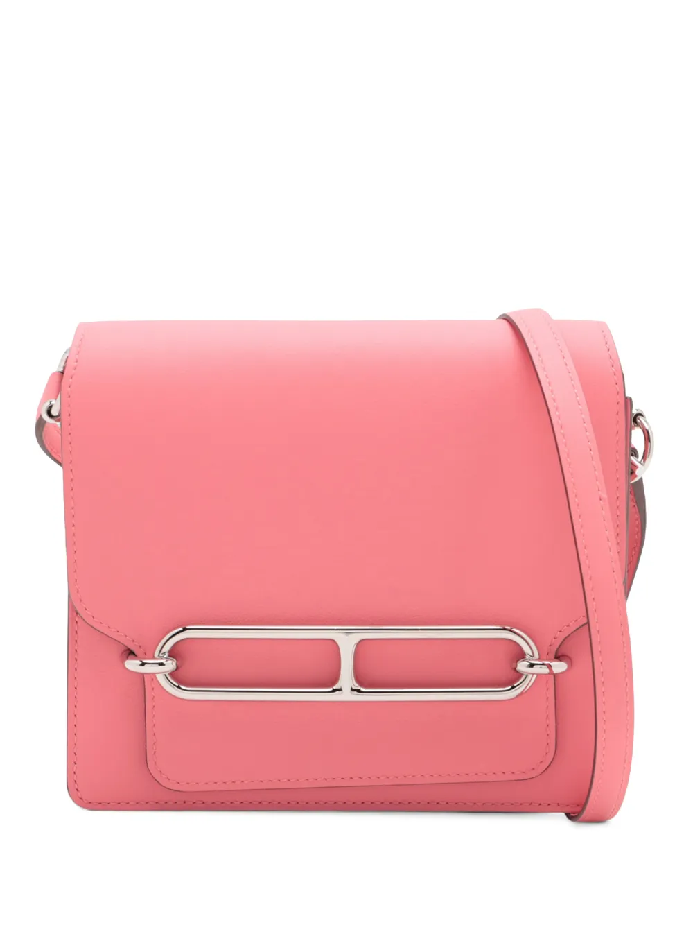 Hermès Pre-Owned 2025 Mini Swift Sac Roulis 18 crossbody bag - Pink