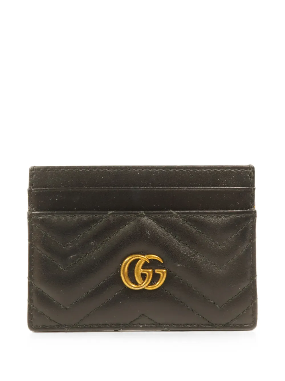 Gucci Pre-Owned GG Marmont card holder - Schwarz