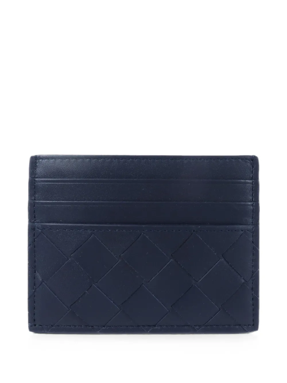 Bottega Veneta Pre-Owned Intrecciato card holder - Blu