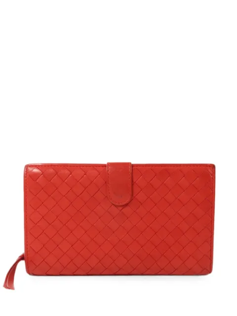 Bottega Veneta Pre-Owned Intrecciato long wallet