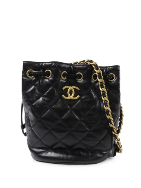 CHANEL Pre-Owned CC drawstring mini bag