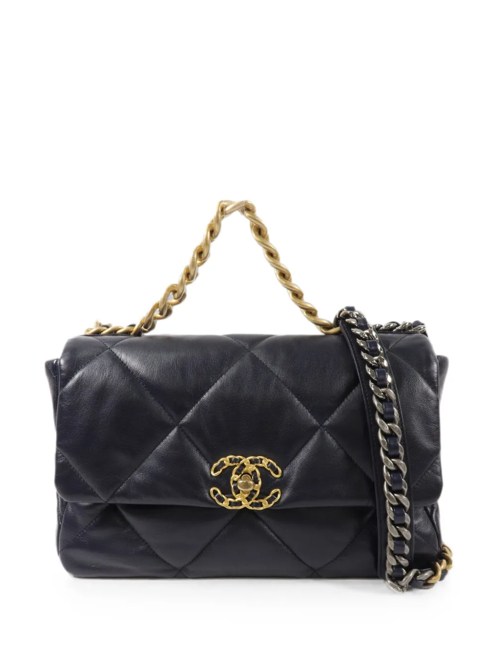 CHANEL Pre-Owned Chanel 19 chain shoulder bag - Nero