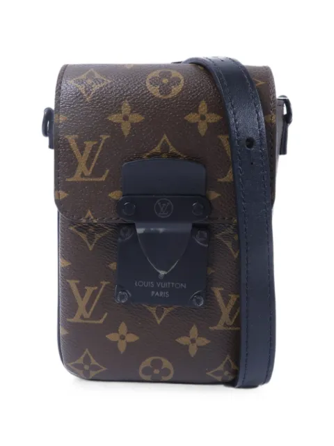 Louis Vuitton Pre-Owned S-Lock Monogram Macassar messenger bag
