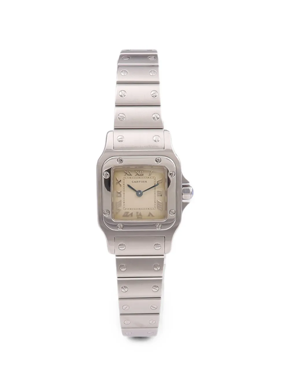 Cartier Santos Galbée 34mm watch | Neutrals | Image 1