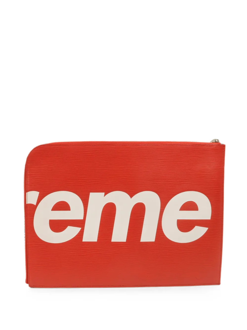 Louis Vuitton Pre-Owned x Supreme GM Epi Pochette Jules clutch bag - Rosso