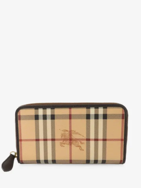 Burberry Pre-Owned cartera con motivo Haymarket Check