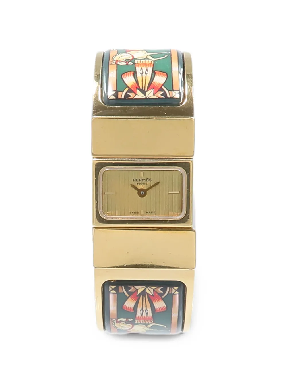 Hermès Pre-Owned Loquet Enamel 20mm watch - Gold