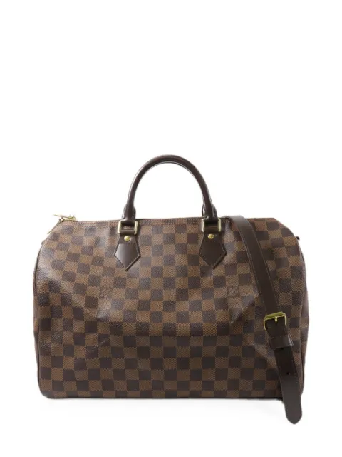 Louis Vuitton Pre-Owned Damier Ebène Speedy Bandoulière 35 shoulder bag