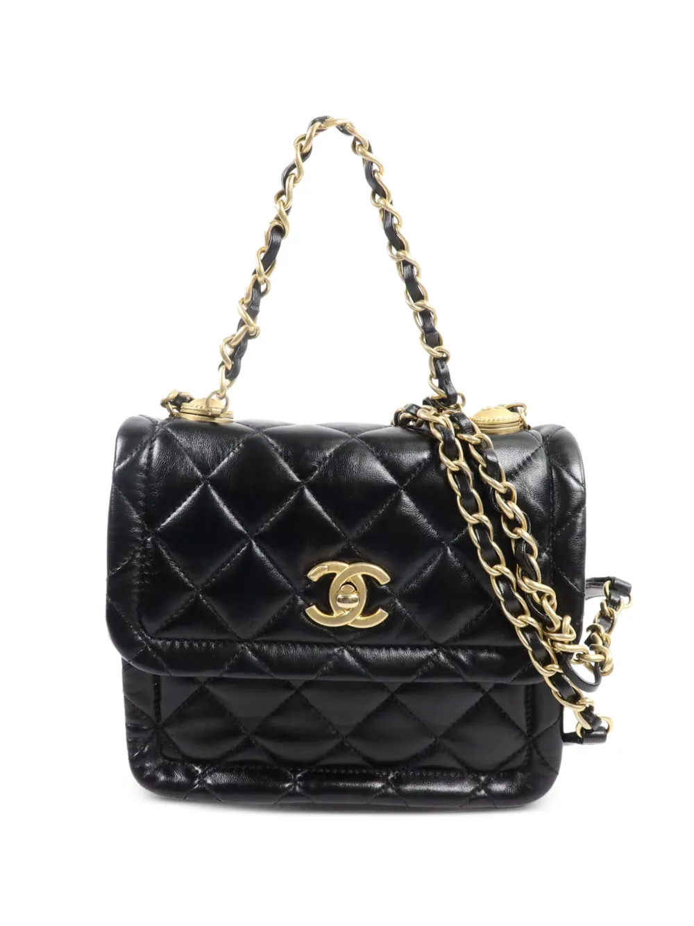 CHANEL Pre-Owned Coco Mark square shoulder bag - Schwarz