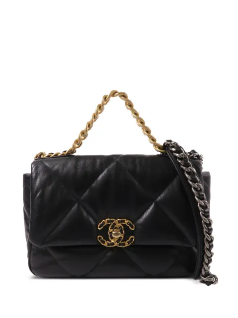 CHANEL Pre-Owned small Chanel 19 CC chain shoulder bag