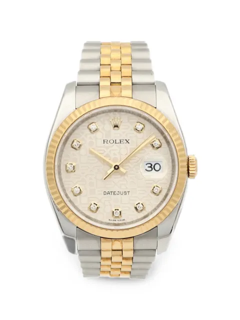 Rolex Datejust diamond 36mm watch
