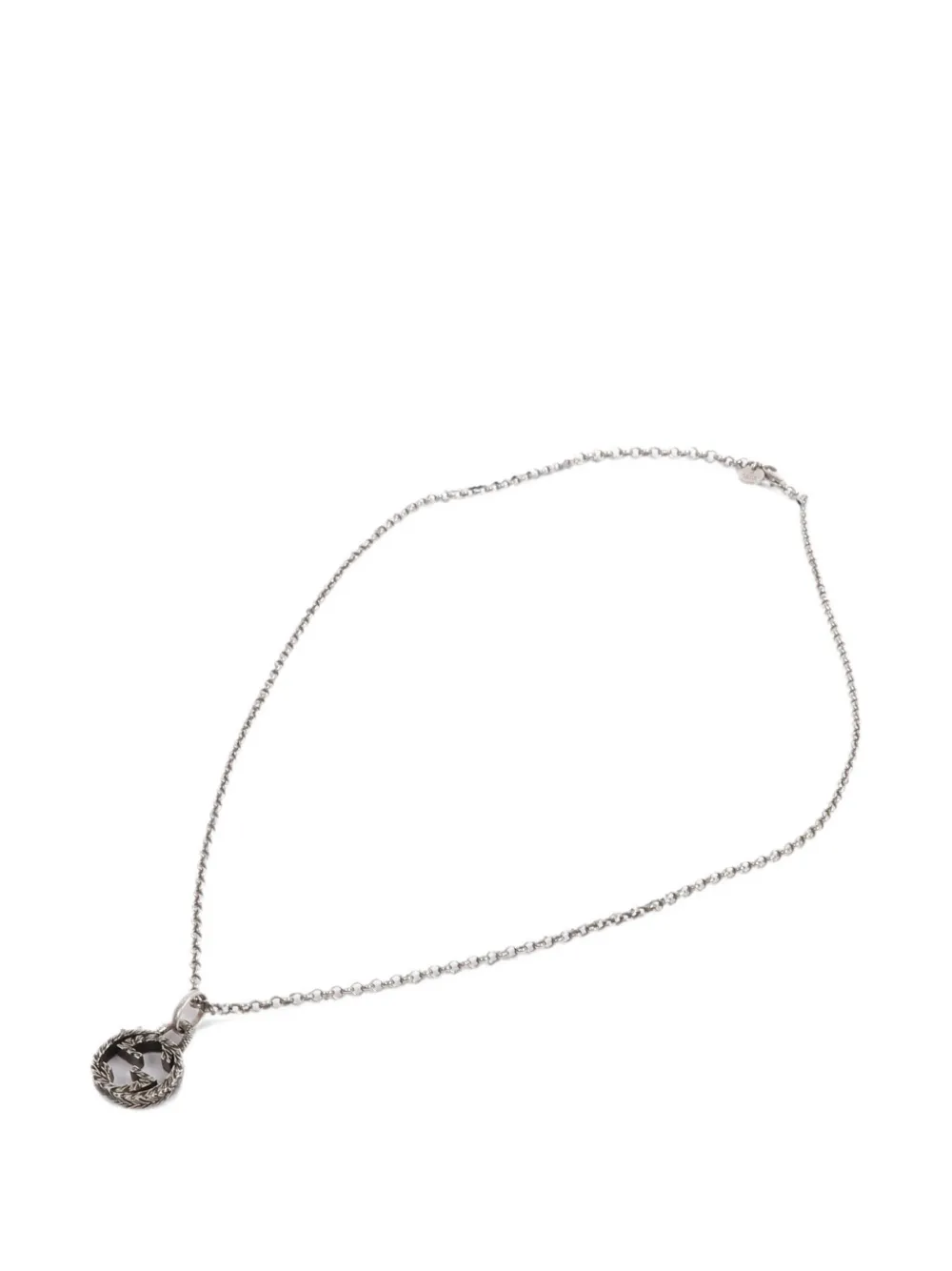 Gucci Pre-Owned Interlocking G necklace - Silver