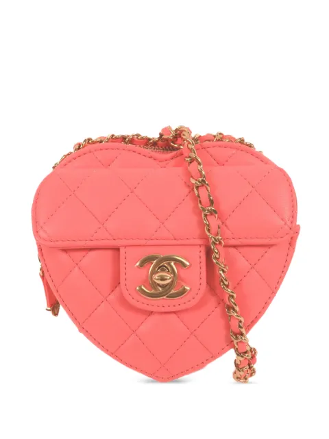 CHANEL Pre-Owned Love Heart cross body bag