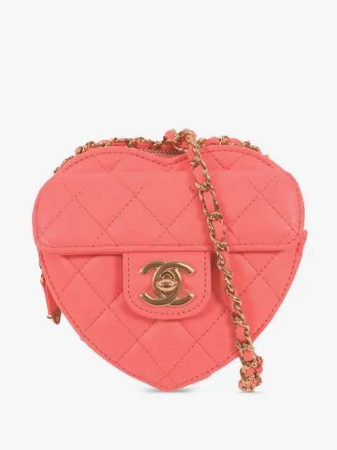 CHANEL Pre-Owned Love Heart cross body bag