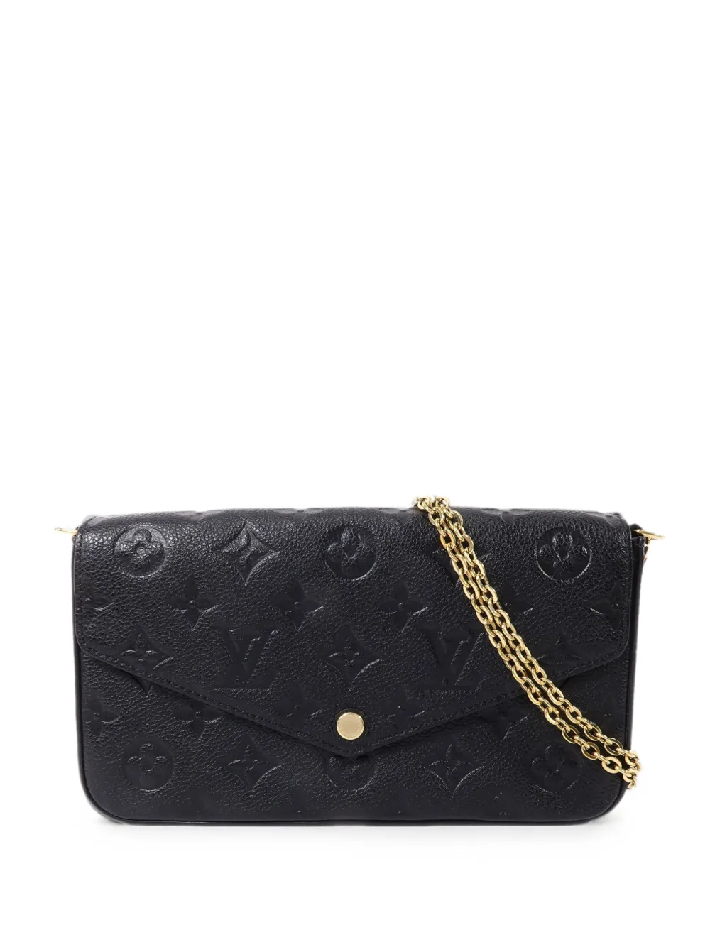 Louis Vuitton Pre-Owned Felicie Pochette monogram empreinte shoulder bag - Black