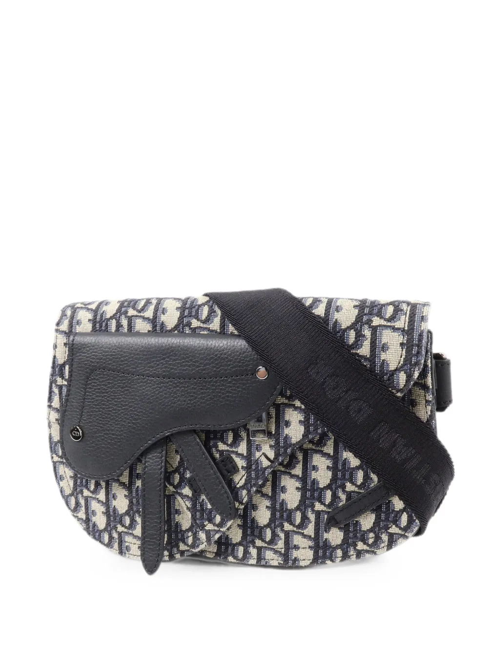 Christian Dior Pre-Owned Saddle Oblique shoulder bag - Blau