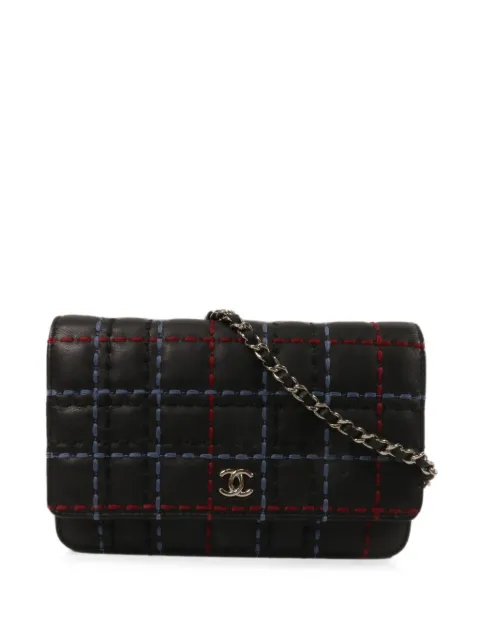 CHANEL Pre-Owned CC stitched check chain shoulder bag