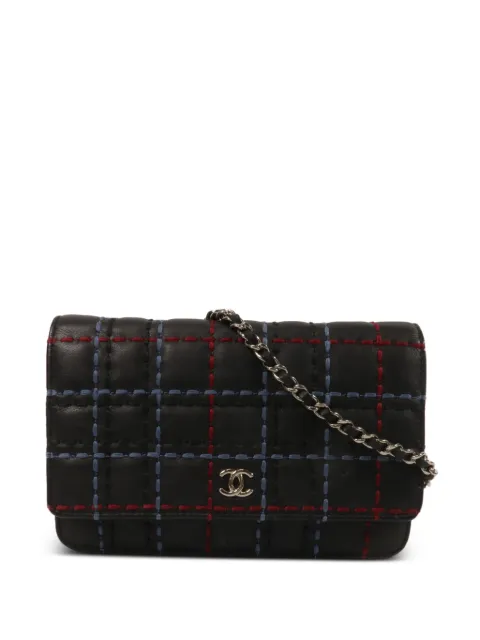 CHANEL Pre-Owned CC stitched check chain shoulder bag