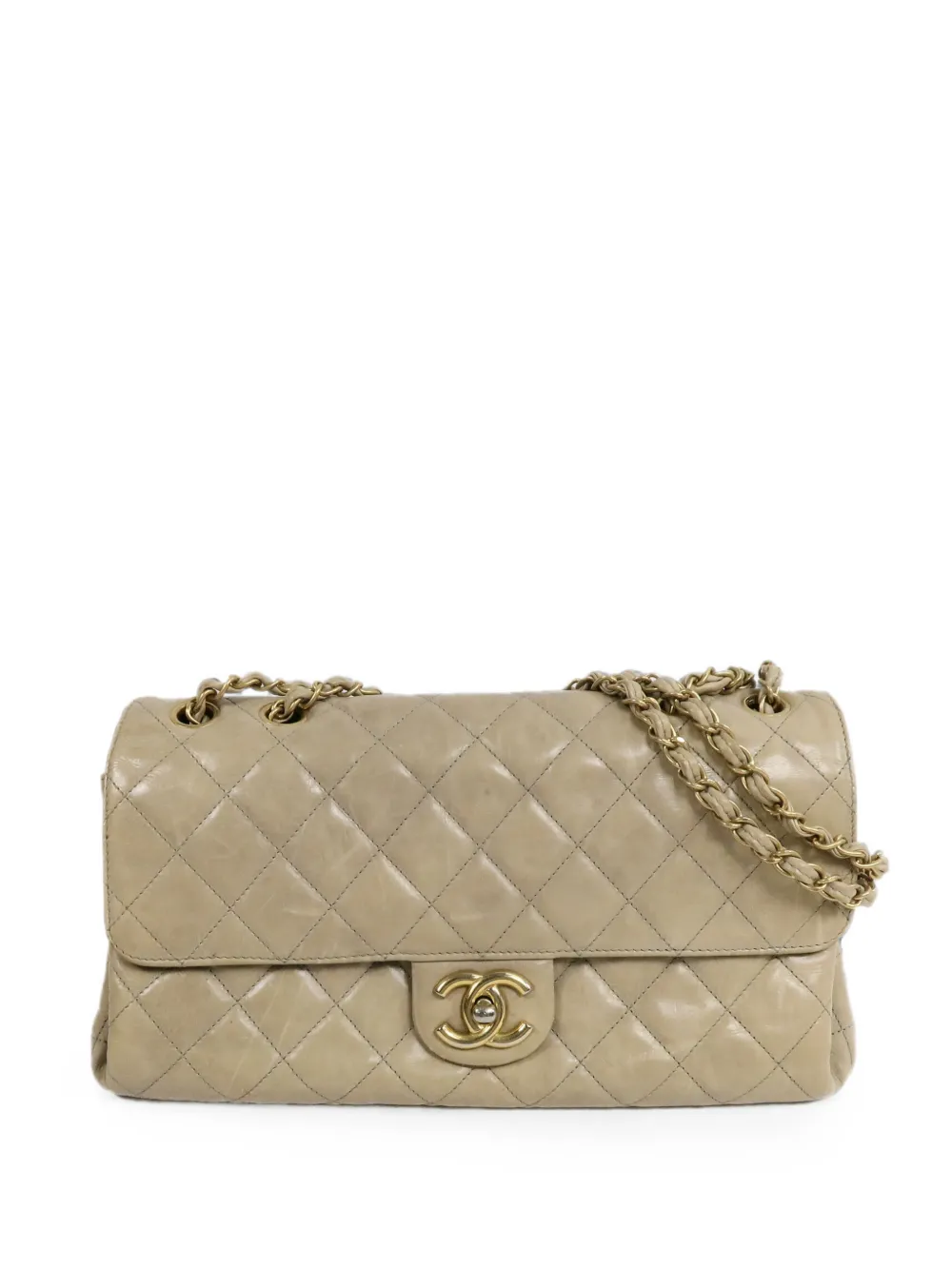 CHANEL Pre-Owned CC quilted chain cross body bag - Toni neutri