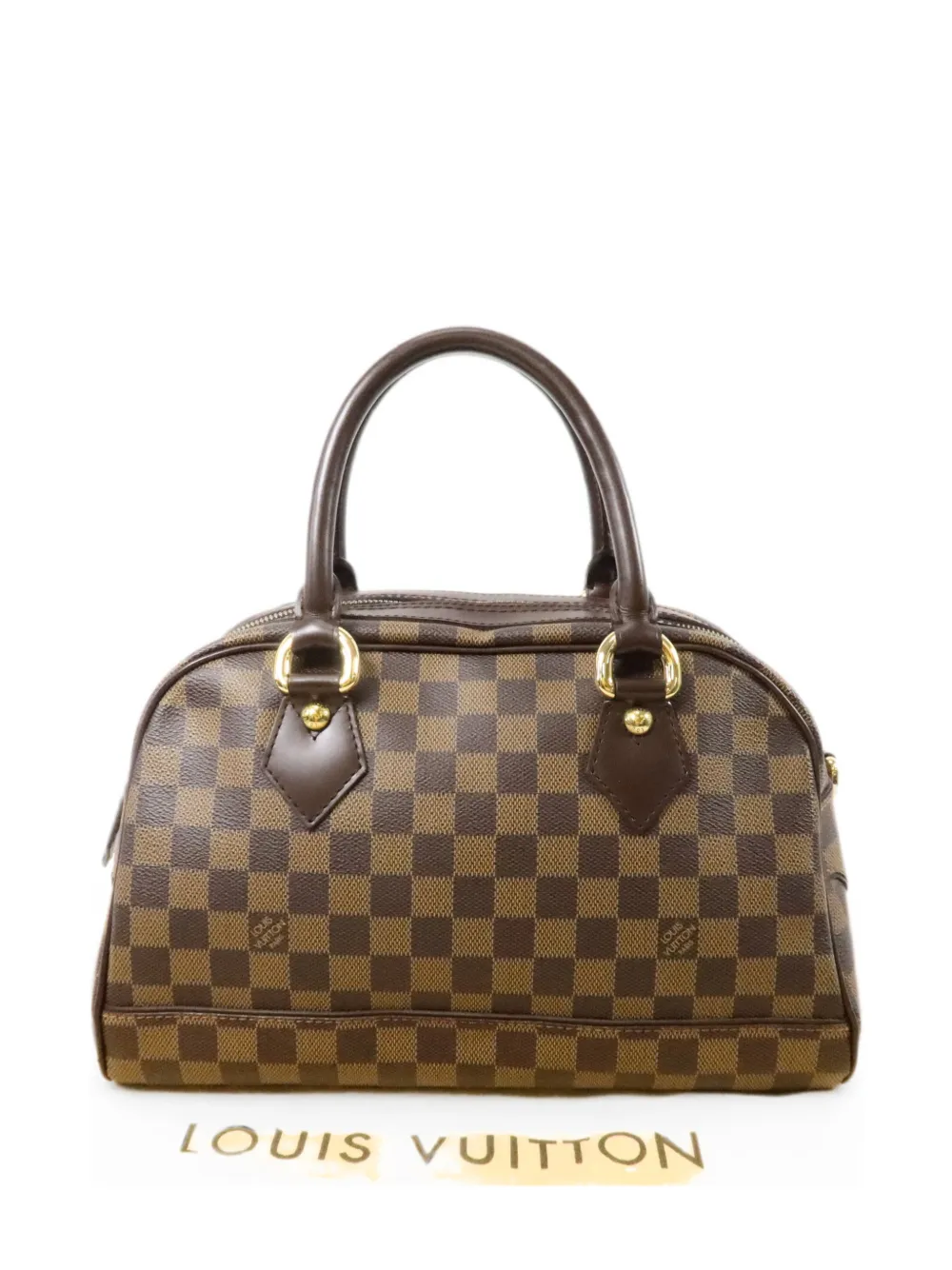 Louis Vuitton Pre-Owned Duomo Damier Ebene canvas tote bag - Brown
