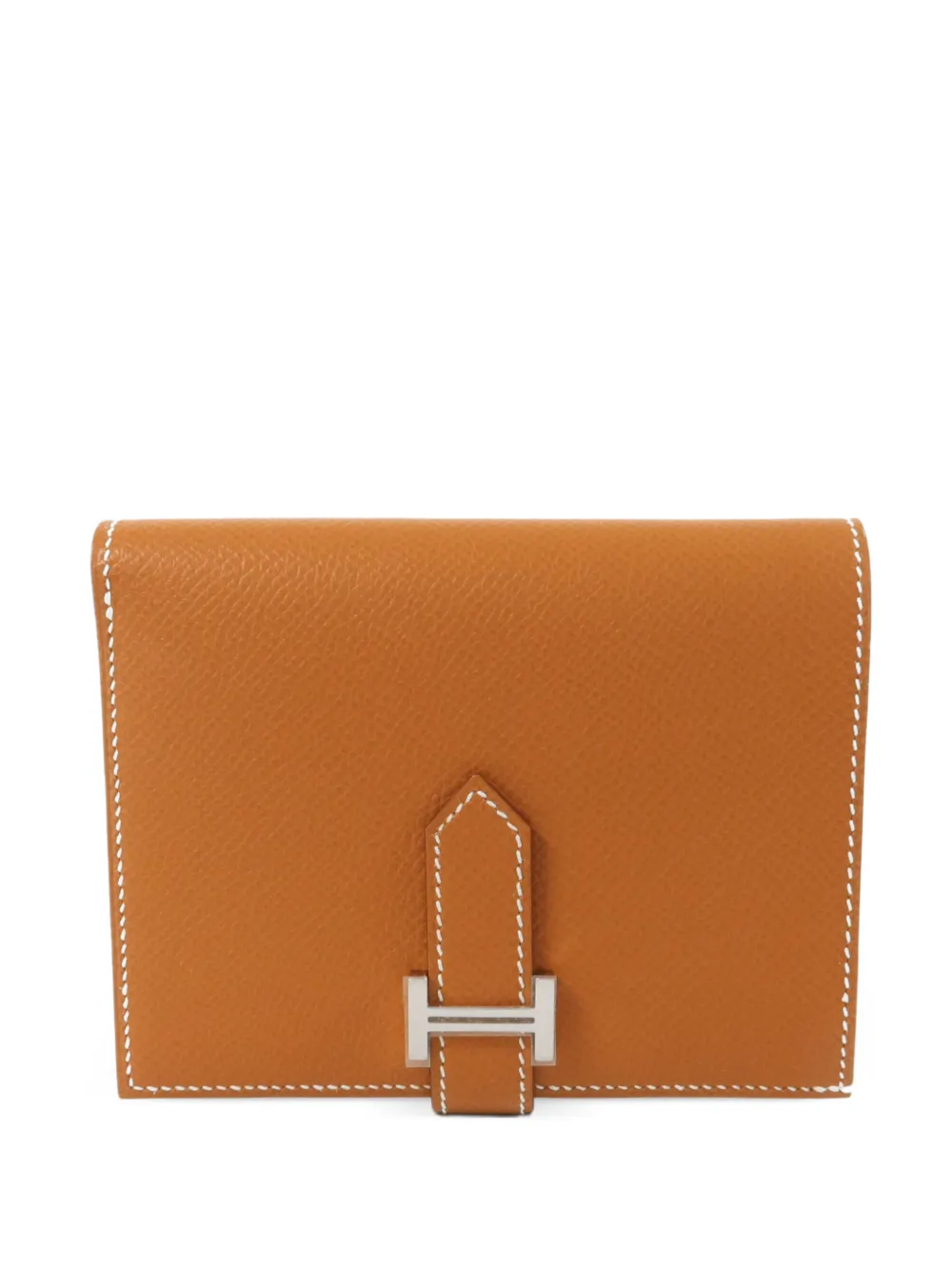 Hermès Pre-Owned 2020 Bearn leather wallet - Braun