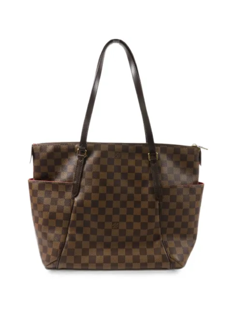 Louis Vuitton Pre-Owned MM Totally Damier Ebene canvas tote bag