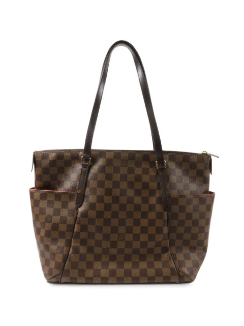 Louis Vuitton Pre-Owned MM Totally Damier Ebene canvas tote bag