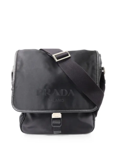 Prada Pre-Owned skuldertaske med spændelukning