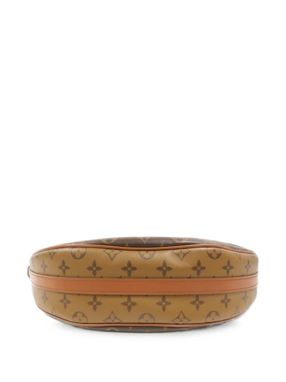 Louis Vuitton Pre-Owned Halvemaanvormige schoudertas met monogram Bruin