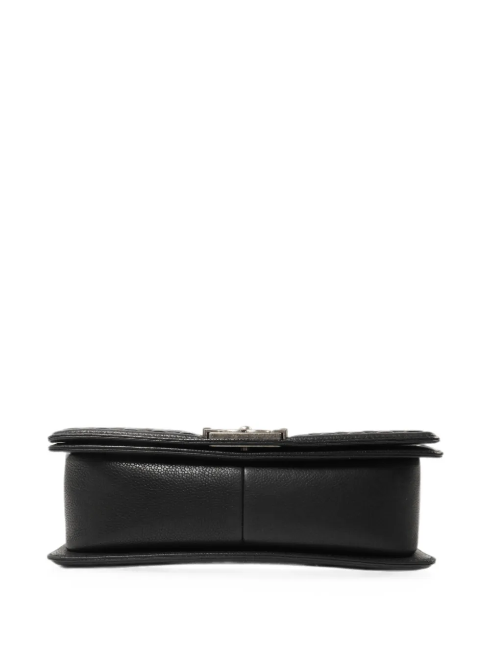 CHANEL Pre-Owned Boy 25 gewatteerde crossbodytas met diamant-patroon Zwart