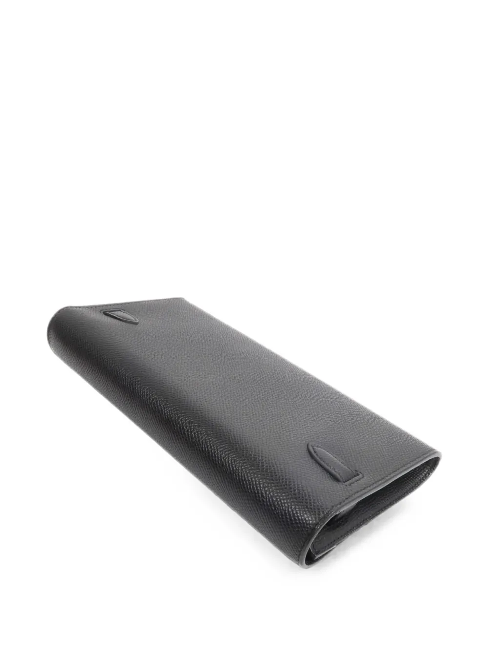 Hermès Pre-Owned Kelly To Go grained clutch bag Zwart