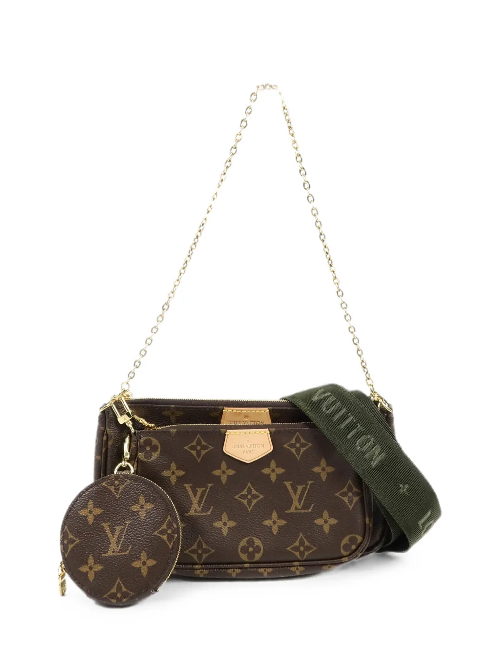Louis Vuitton Pre-Owned Multi Pochette Accessoires Monogram shoulder bag - Brown