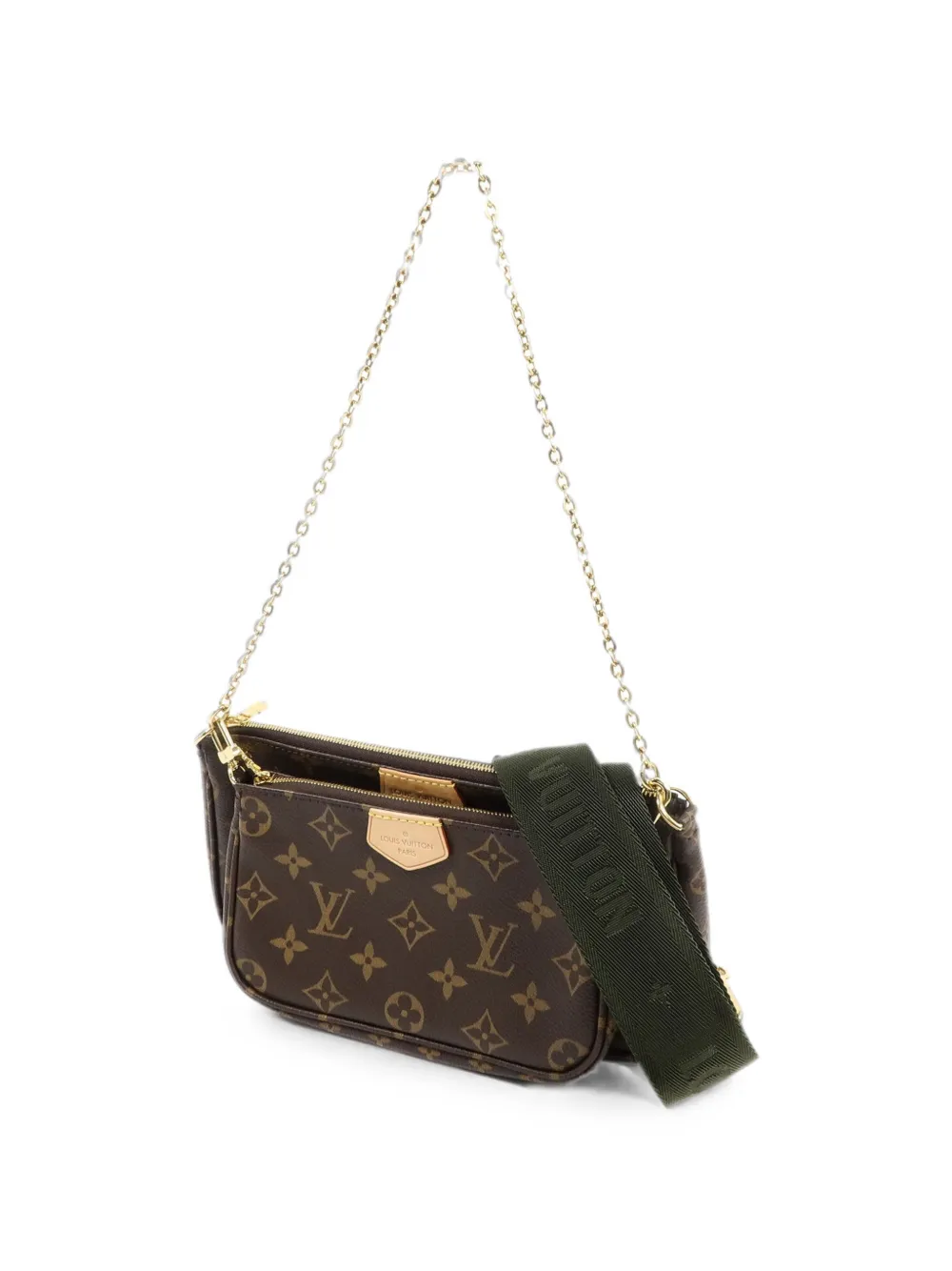 Louis Vuitton Pre-Owned Multi Pochette Accessoires Monogram schoudertas Bruin