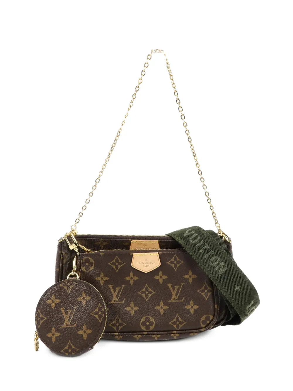 Louis Vuitton Pre-Owned Multi Pochette Accessoires Monogram shoulder bag - Braun