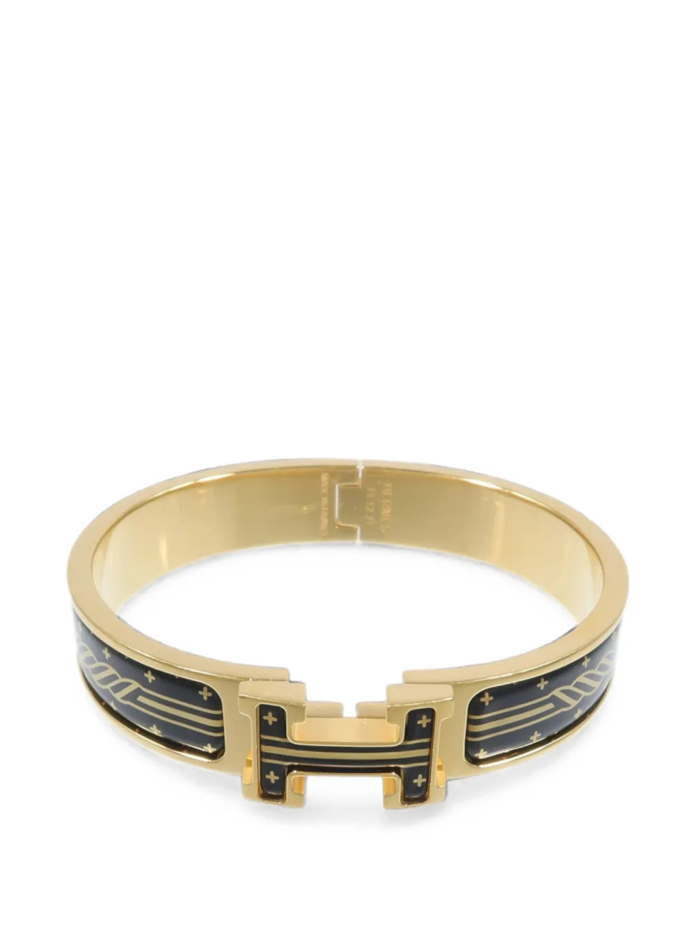Hermès Pre-Owned Clic H bangle bracelet - Gold