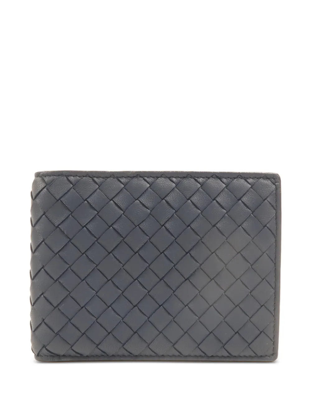 Bottega Veneta Pre-Owned Intrecciato bifold wallet - Blu