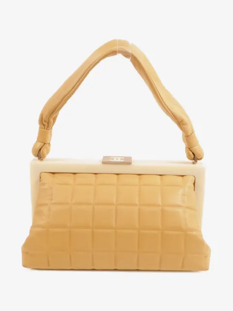 CHANEL Pre-Owned CC turn-lock chocolate-bar quilted handbag