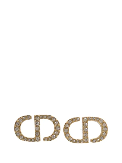 Christian Dior Pre-Owned  crystal-embellished earrings